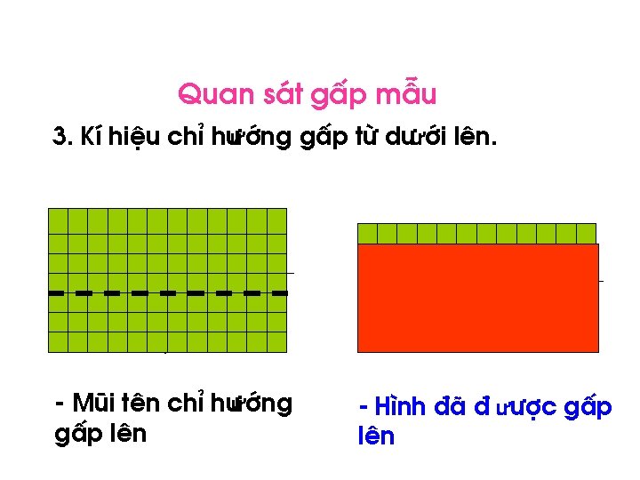 Quan s¸t gÊp mÉu 3. KÝ hiÖu chØ h ưíng gÊp tõ d ưíi