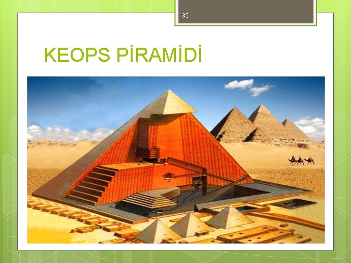 30 KEOPS PİRAMİDİ 