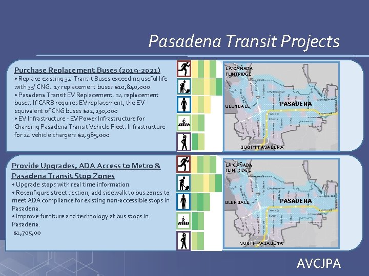 Pasadena Transit Projects Purchase Replacement Buses (2019 -2021) • Replace existing 32' Transit Buses