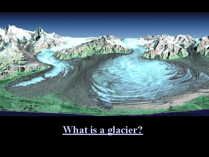 What is a glacier? 