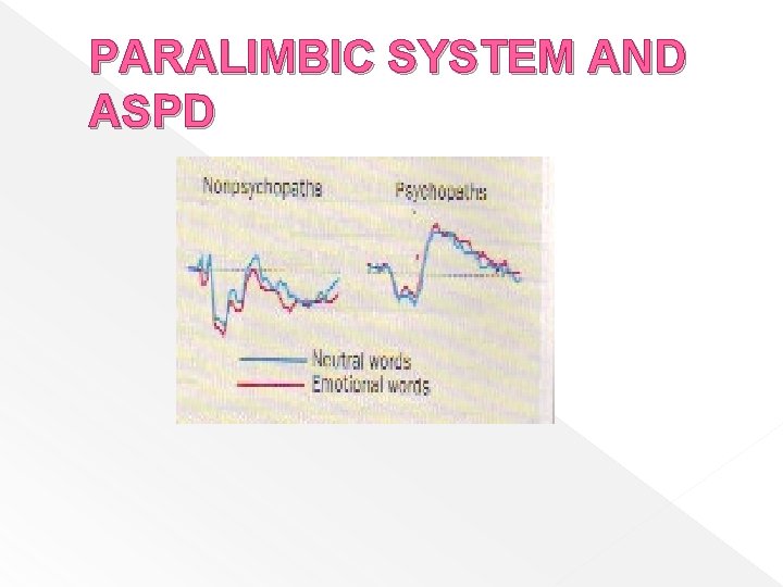 PARALIMBIC SYSTEM AND ASPD 