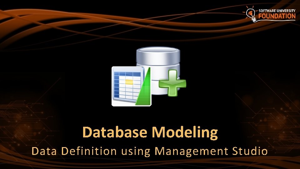 Database Modeling Data Definition using Management Studio 