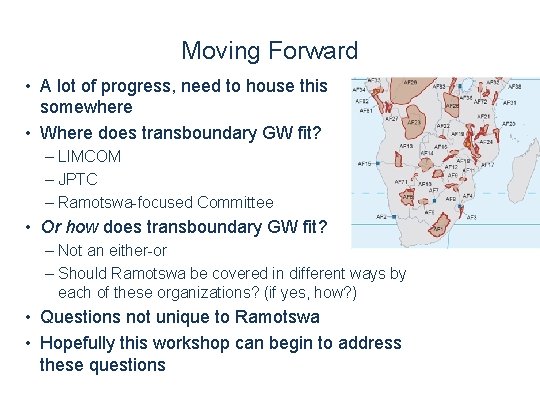 Moving Forward • A lot of progress, need to house this somewhere • Where
