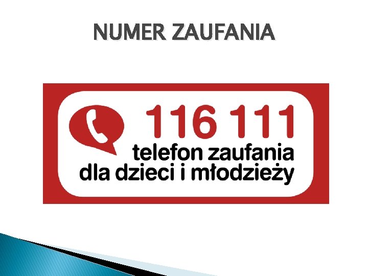 NUMER ZAUFANIA NUMER ZAUFANIA