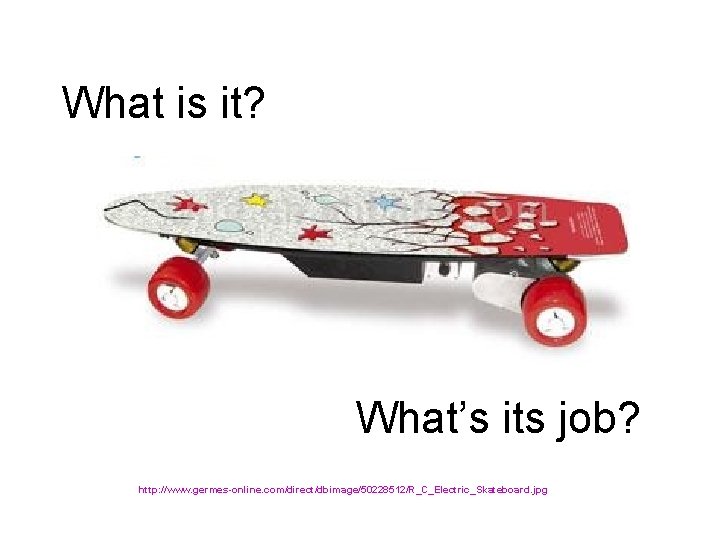 What is it? What’s its job? http: //www. germes-online. com/direct/dbimage/50228512/R_C_Electric_Skateboard. jpg 