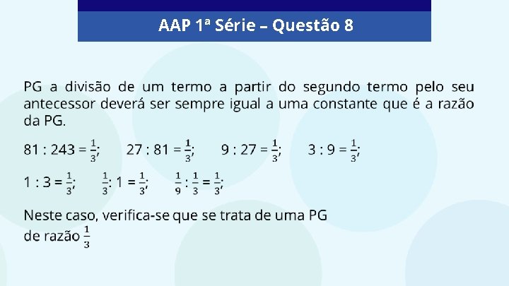 AAP 1ª Série – Questão 8 