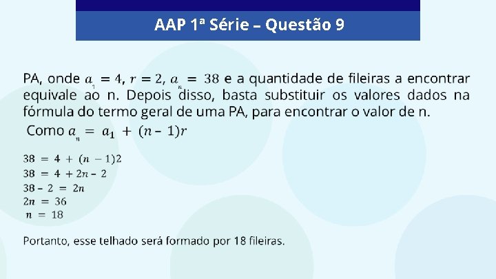 AAP 1ª Série – Questão 9 