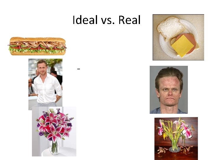 Ideal vs. Real 