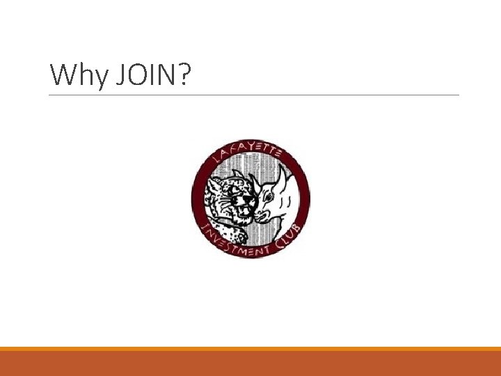 Why JOIN? 