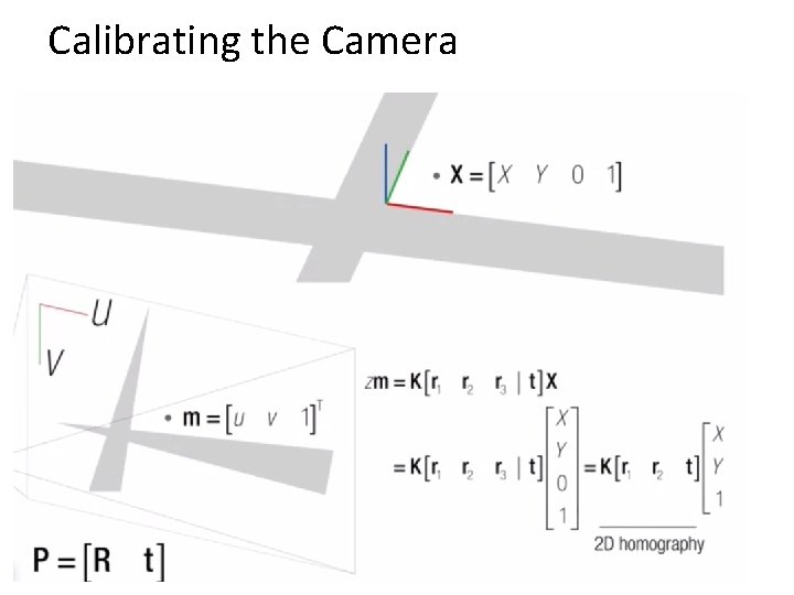 Calibrating the Camera 