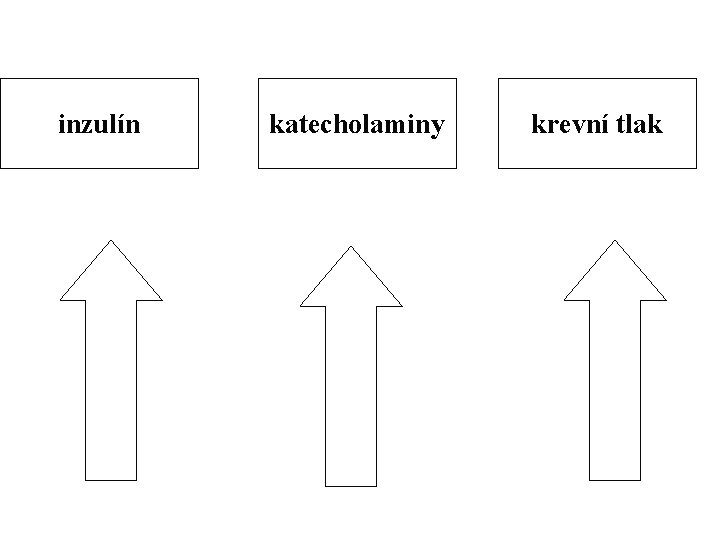 inzulín katecholaminy krevní tlak 