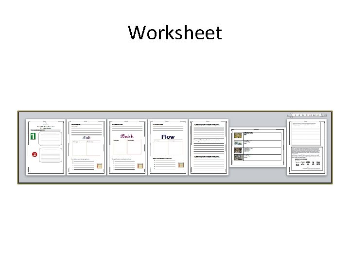Worksheet 