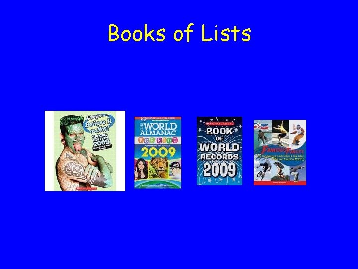 Books of Lists 