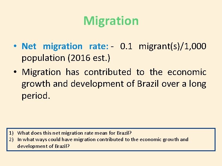 Corridors of migrant flows create interdependence between countries