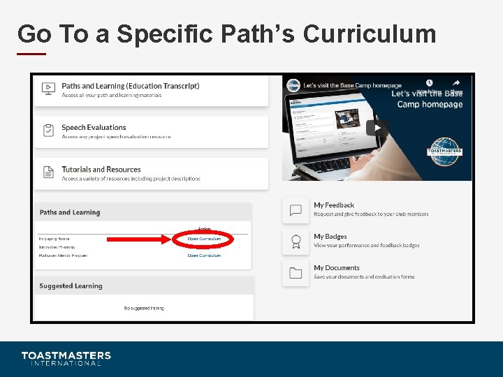 Go To a Specific Path’s Curriculum 