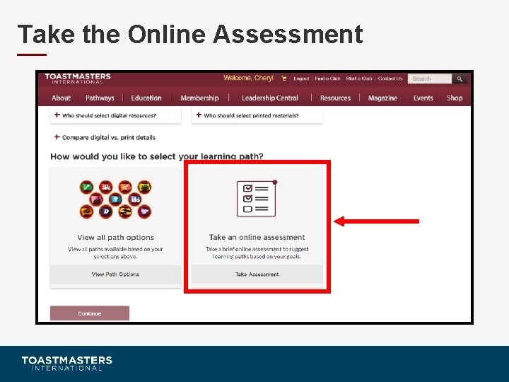 Take the Online Assessment 