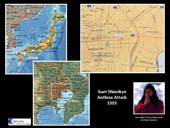 Aum Shinrikyo Anthrax Attack 1993 Aum leader Chizuo Matsumoto aka Shoko Asahara 
