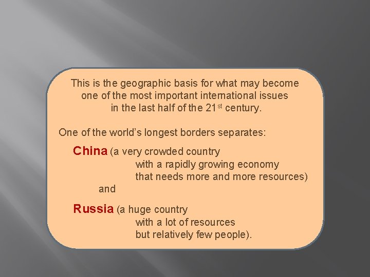 This is the geographic basis for what may become one of the most important