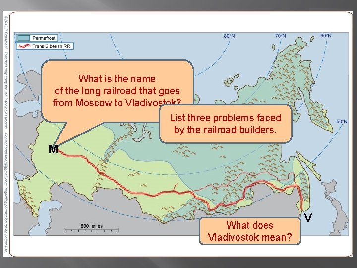What is the name of the long railroad that goes from Moscow to Vladivostok?