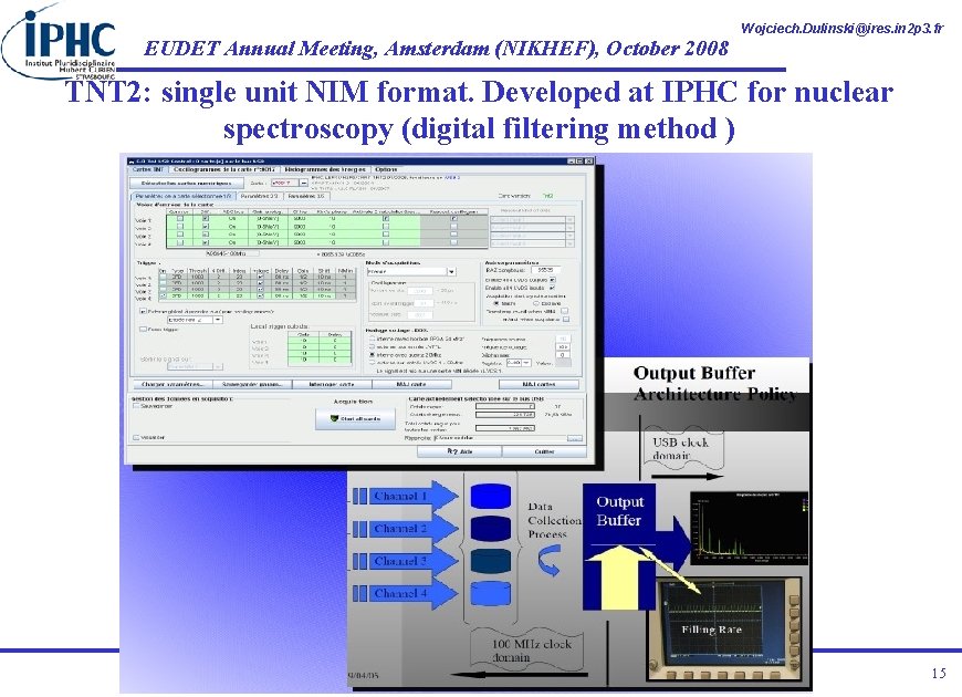 EUDET Annual Meeting, Amsterdam (NIKHEF), October 2008 Wojciech. Dulinski@ires. in 2 p 3. fr