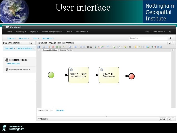 User interface User interface
