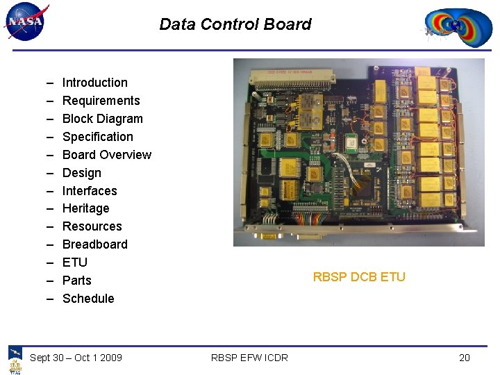 Data Control Board – – – – Introduction Requirements Block Diagram Specification Board Overview