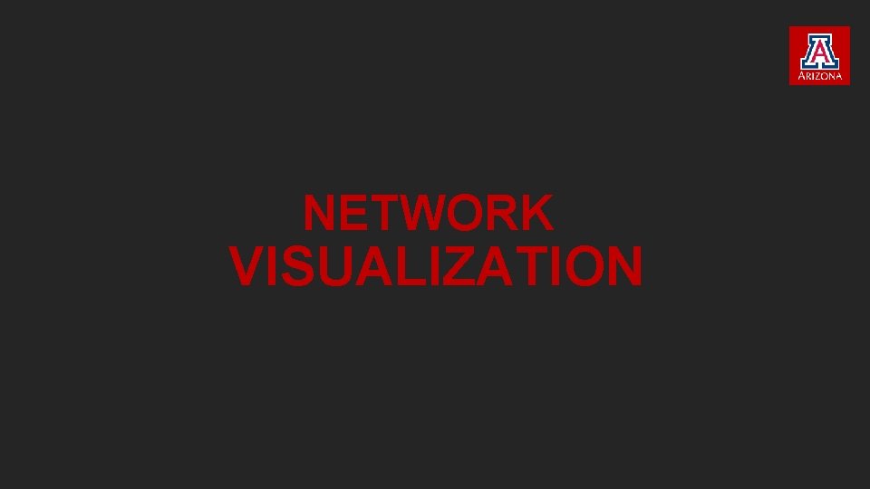 NETWORK VISUALIZATION NETWORK VISUALIZATION