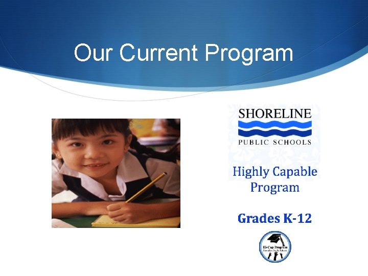 Our Current Program 