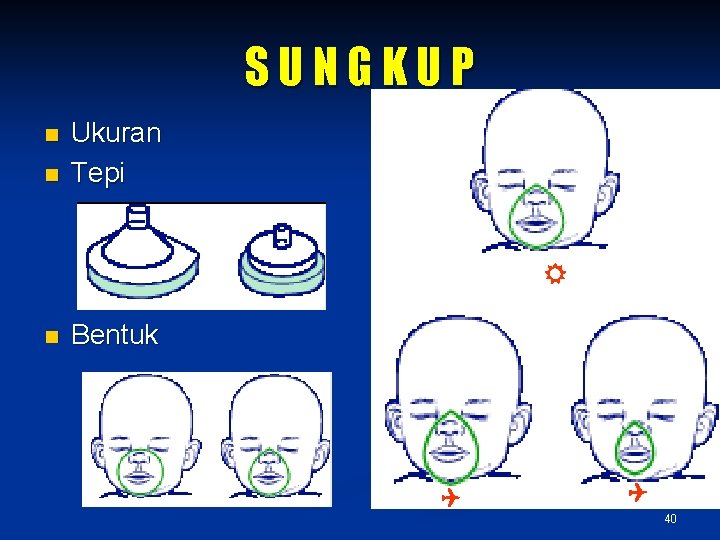 SUNGKUP n n Ukuran Tepi n Bentuk 40 