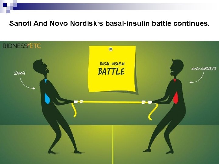 Sanofi And Novo Nordisk‘s basal-insulin battle continues. 45 