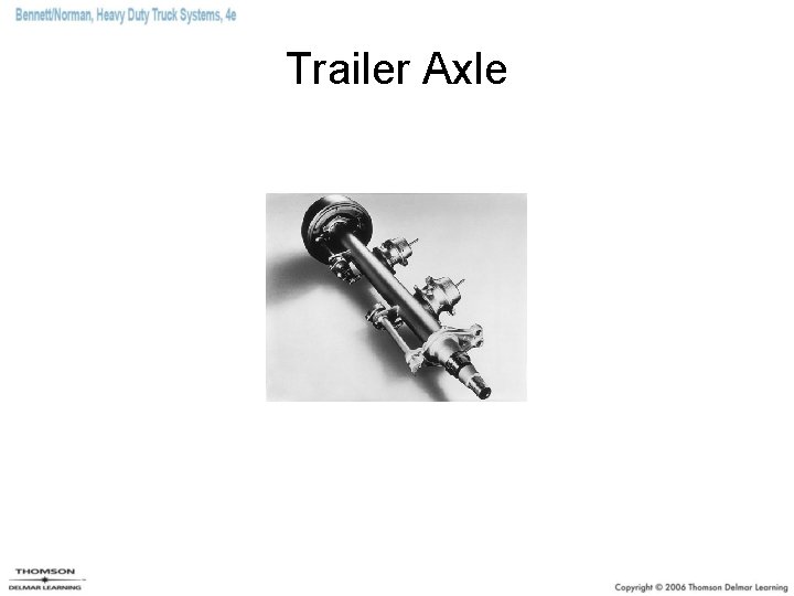 Trailer Axle 