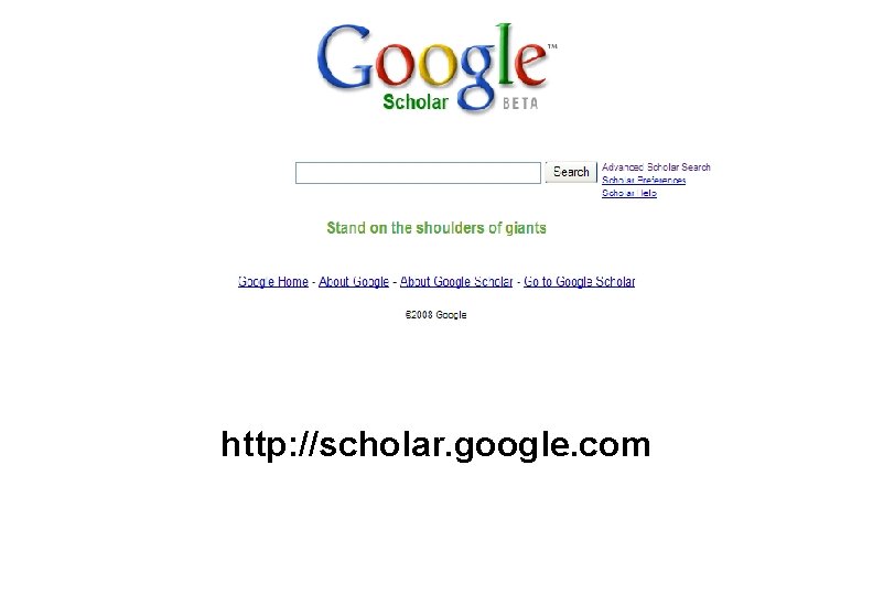 http: //scholar. google. com 