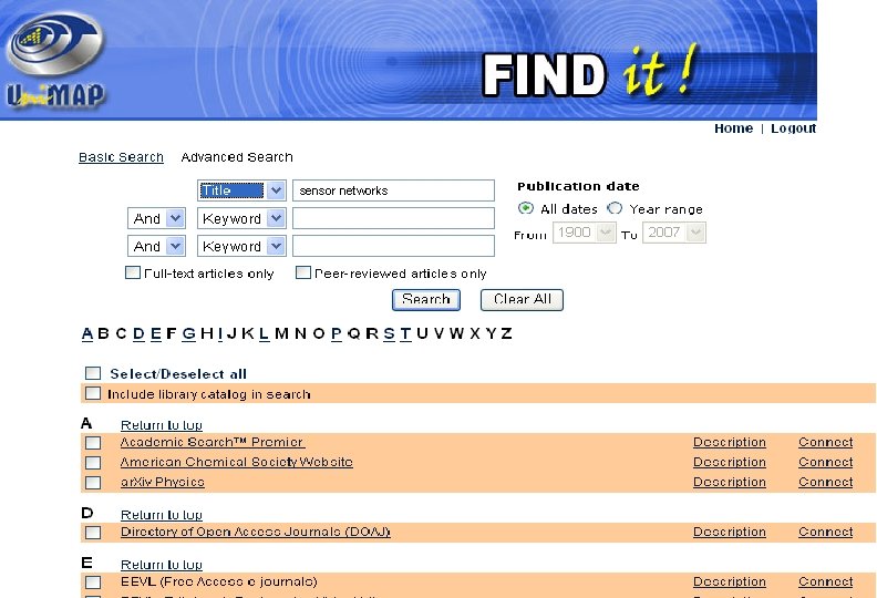 sensor networks 