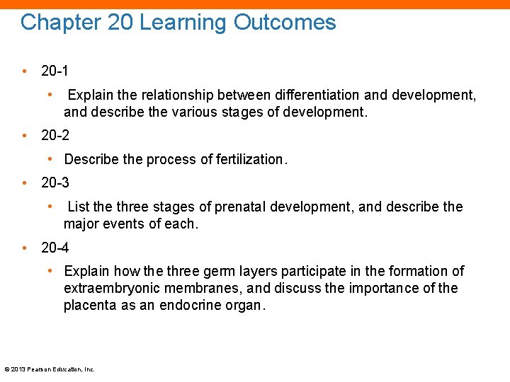 Chapter 20 Learning Outcomes • 20 -1 • Explain the relationship between differentiation and