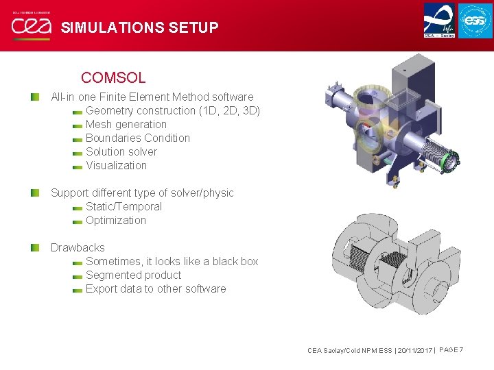 SIMULATIONS SETUP COMSOL All-in one Finite Element Method software Geometry construction (1 D, 2 SIMULATIONS SETUP COMSOL All-in one Finite Element Method software Geometry construction (1 D, 2