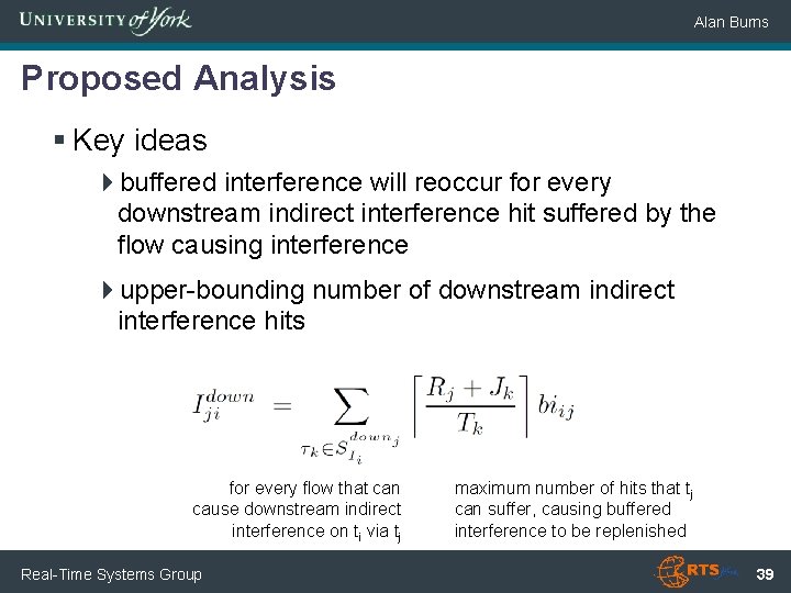 Alan Burns Proposed Analysis § Key ideas 4 buffered interference will reoccur for every