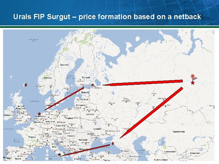 Urals FIP Surgut – price formation based on a netback 