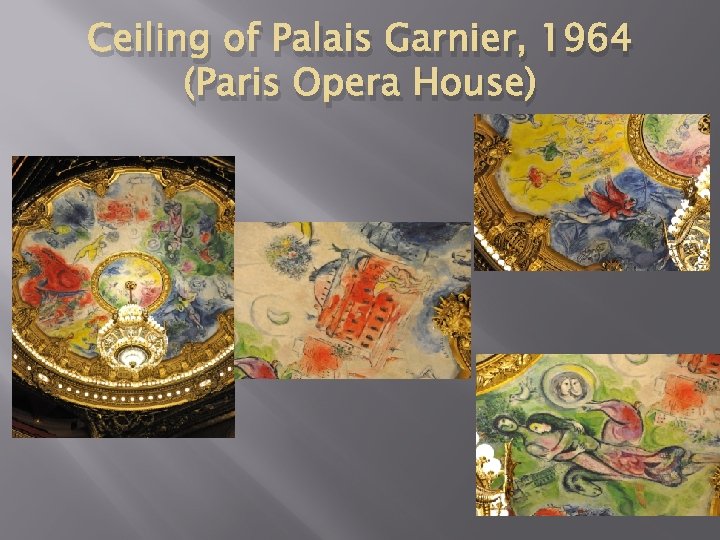 Ceiling of Palais Garnier, 1964 (Paris Opera House) 