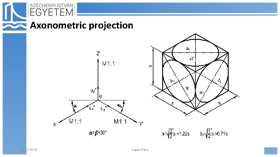 Axonometric projection 2021. 09. 03. Hajdu Flóra 