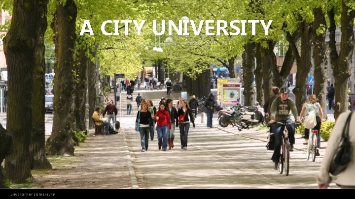 A CITY UNIVERSITY OF GOTHENBURG 