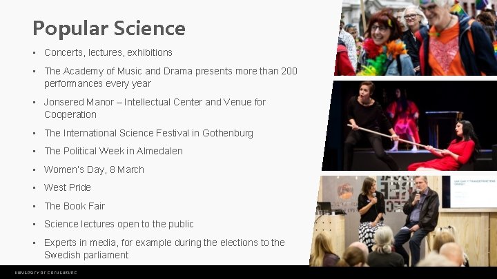 Popular Science • Concerts, lectures, exhibitions • The Academy of Music and Drama presents