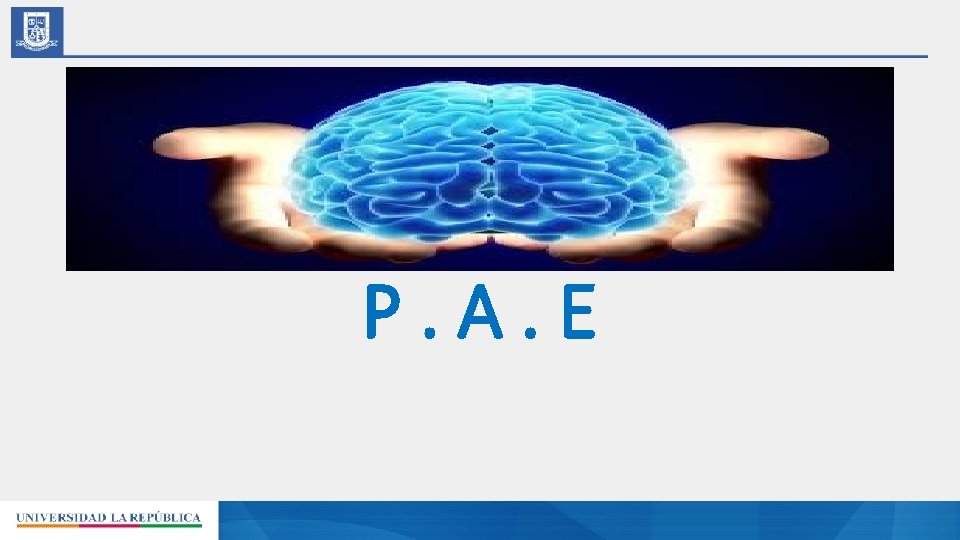 P. A. E 