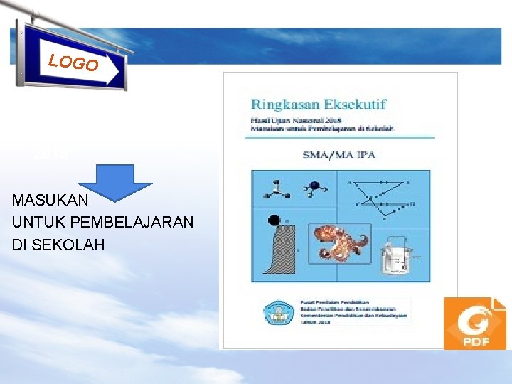 LOGO HASIL UJIAN NASIONAL 2019 MASUKAN UNTUK PEMBELAJARAN DI SEKOLAH 