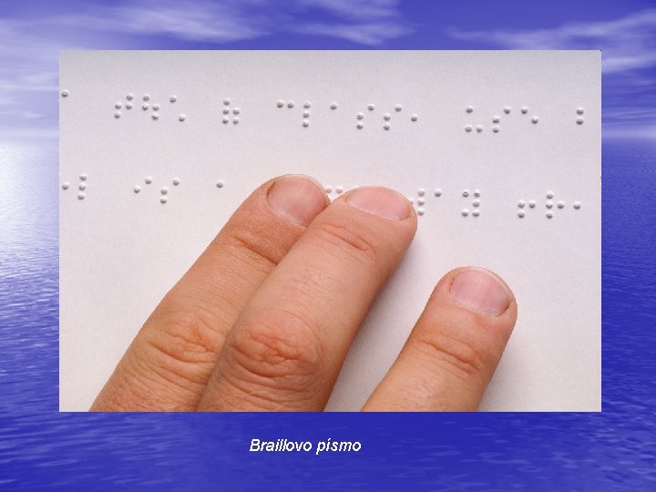 Braillovo písmo 