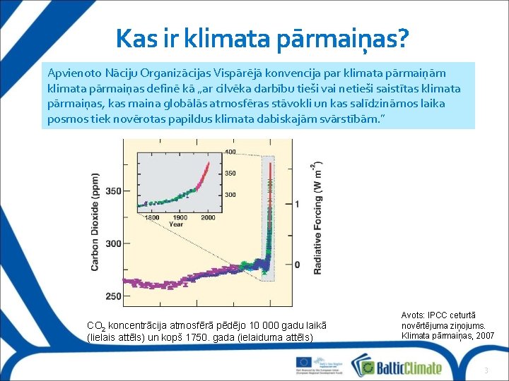 Kas ir klimata pārmaiņas? Apvienoto Nāciju Organizācijas Vispārējā konvencija par klimata pārmaiņām klimata pārmaiņas