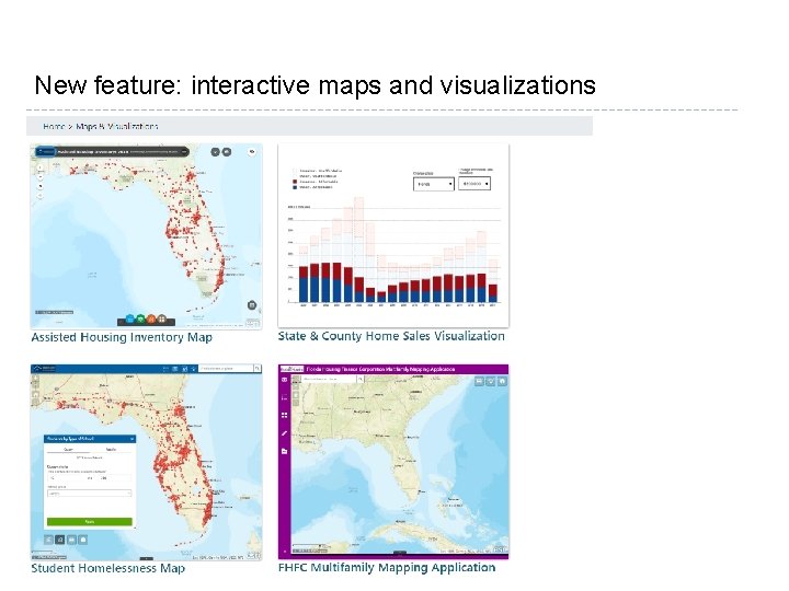 New feature: interactive maps and visualizations 