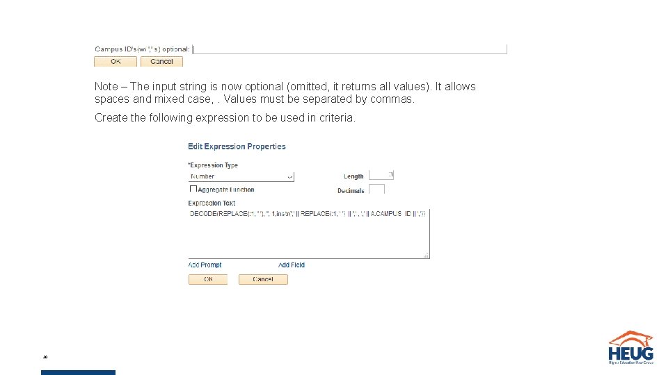 Note – The input string is now optional (omitted, it returns all values). It Note – The input string is now optional (omitted, it returns all values). It