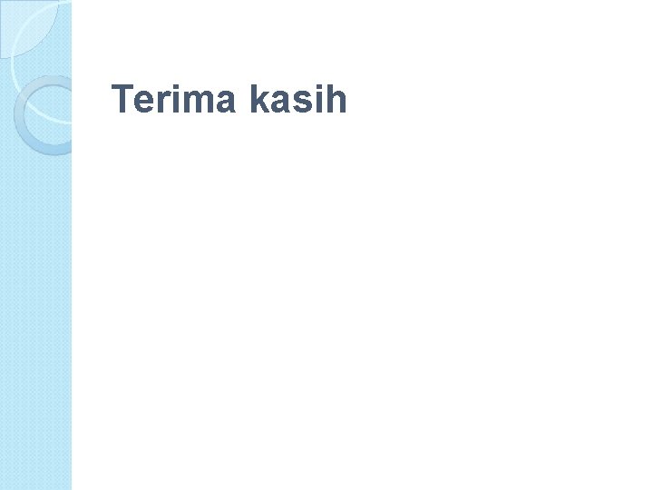 Terima kasih 