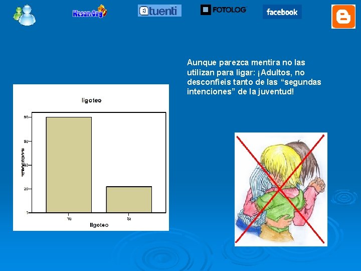 Aunque parezca mentira no las utilizan para ligar: ¡Adultos, no desconfieis tanto de las