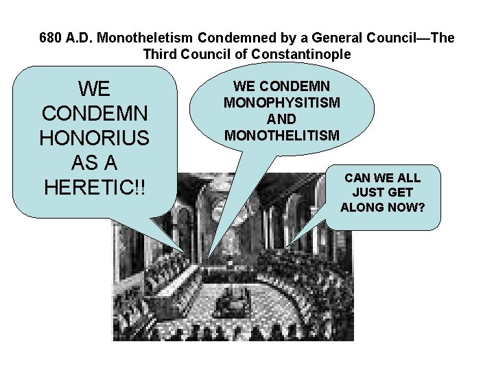 680 A. D. Monotheletism Condemned by a General Council—The Third Council of Constantinople WE